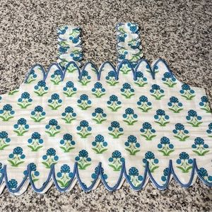 Scalloped Preppy Tank Top - Victoria Dunn *TOP ONLY*